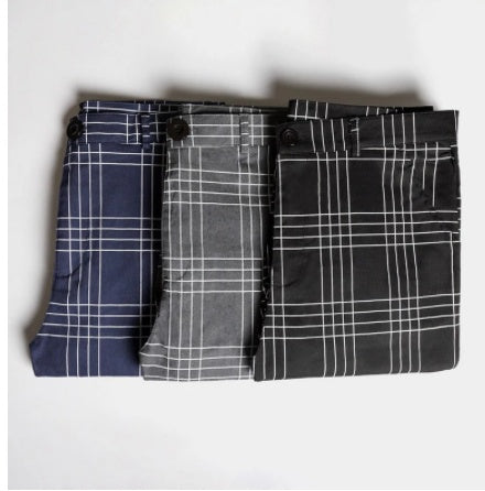 Large Plaid Striped Casual Fashion Foot Pants
